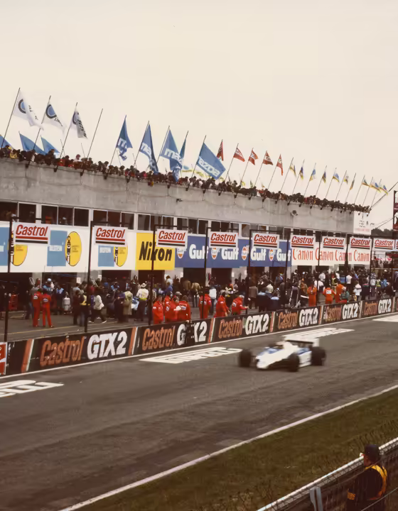 GP 500 Pirelli in Formula 1 - Veduta della pista e della pit lane - Belgio 1982