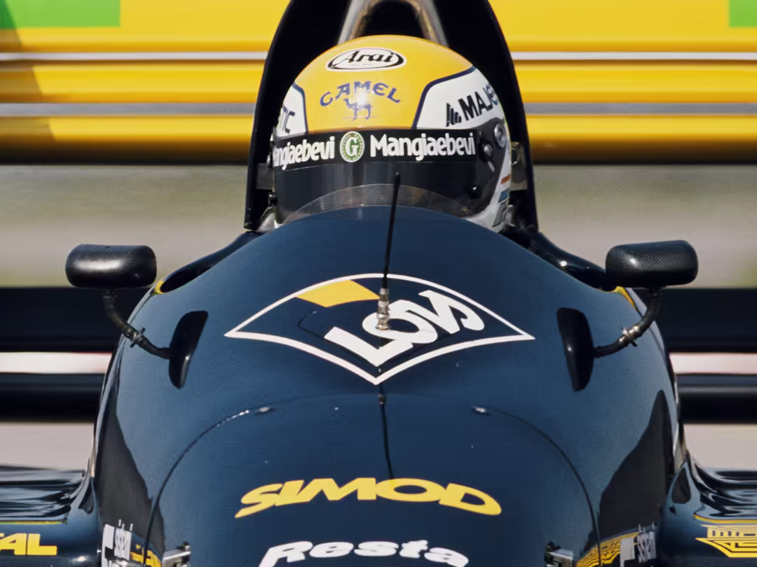 Era 1981-1991 - Pirelli in Formula 1 - Pierluigi Martini guida la Minardi M188B Cosworth V8 - GP 500