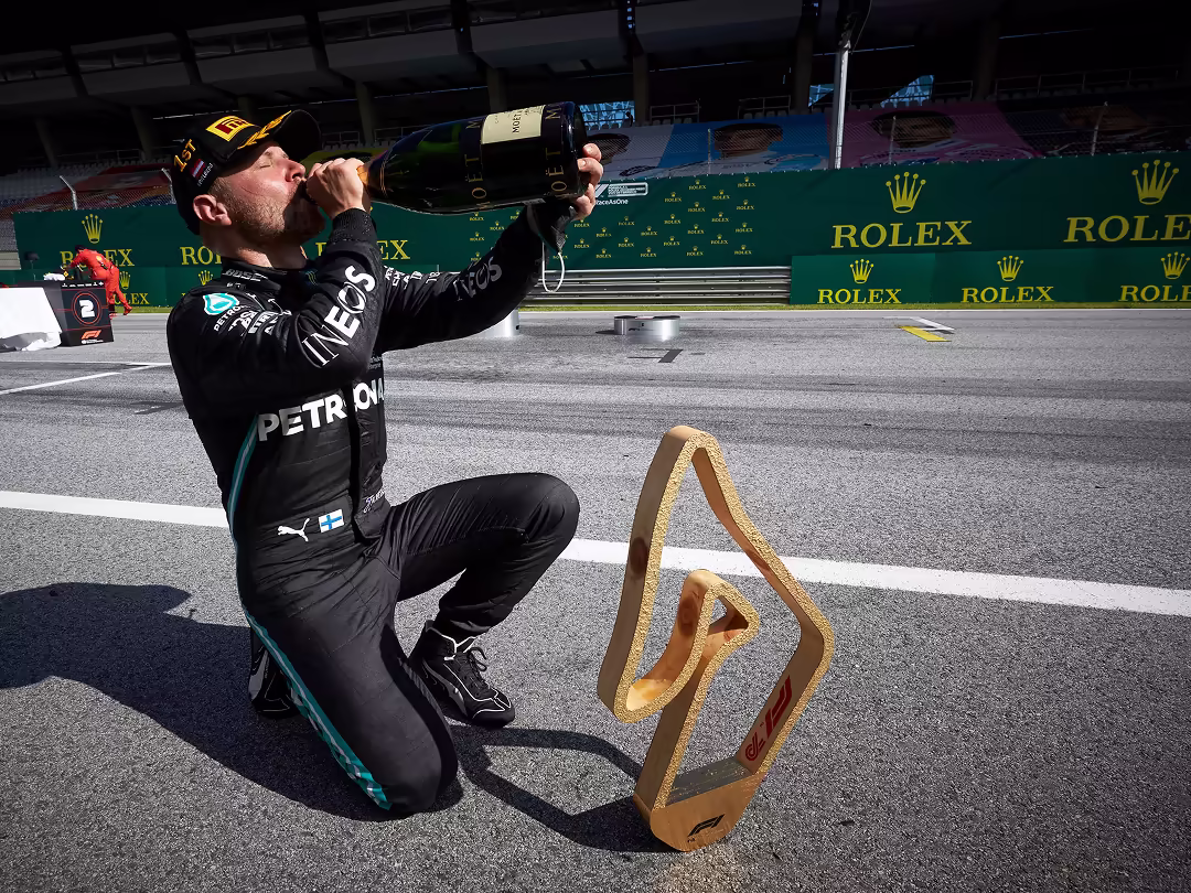 Era 2011-2025 - Pirelli in Formula 1 - Valtteri Bottas celebra la vittoria - GP 500